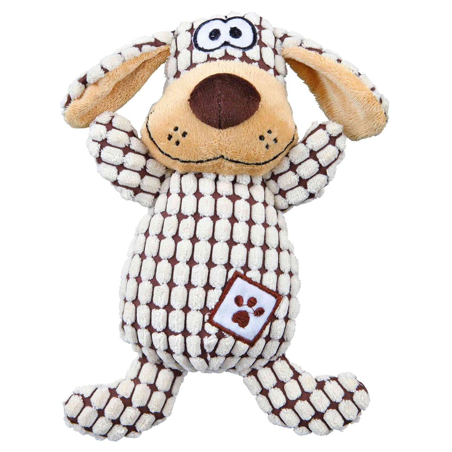 TRIXIE Hundespielzeug aus Plüsch - robustes Stofftier für kleine & mittlere Hunde - weiches Plüschtier zum Spielen & Kuscheln - waschbares Spielzeug für Hunde, 26 cm - 35977
