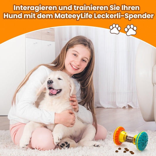 MateeyLife Intelligenzspielzeug für Hunde, hundespielzeug Interaktives mit Slow Feeder - Unzerstörbares Hundespielzeug zur geistigen Beschäftigung & Langsamfütterung - Lernspielzeug für Hunde