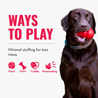 KONG Wild Knots Bear - Hundespielzeug aus Geknotetem Seil - Minimale Füllung - Für Kleine/Mittelgroße Hunde - Bär