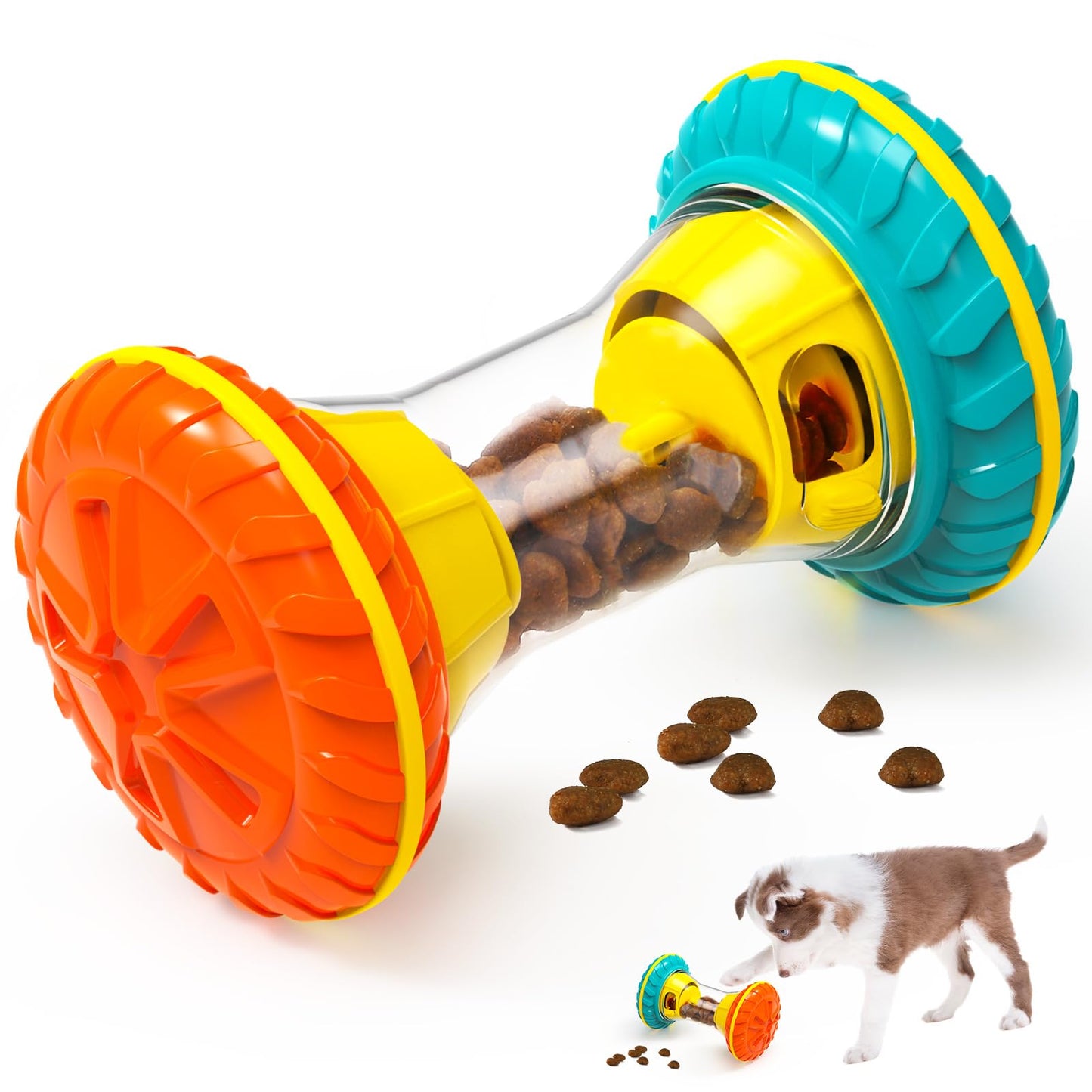 MateeyLife Intelligenzspielzeug für Hunde, hundespielzeug Interaktives mit Slow Feeder - Unzerstörbares Hundespielzeug zur geistigen Beschäftigung & Langsamfütterung - Lernspielzeug für Hunde
